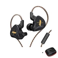 Fone de Ouvido KZ EDX com Microfone Preto + Case