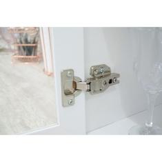 Armário Aéreo Cozinha Modulado Americana C- 2 Portas 80cm Cinza - Henn