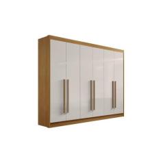Guarda Roupa Casal 6 Portas New Athos 100% Mdf D'Doro - DDoro, Cinamom