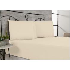 Jogo de Cama King Size 3 Peças 400 Fios Poliéster com Ponto Palito - D