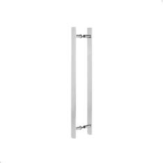 Puxador para Porta Pivotante Barra Chata Reto Polido 20 cm - Bruno Aca