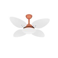 Ventilador De Teto Cobre Silencioso 4 Pás Pétalo Ventax 220V