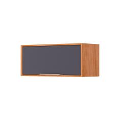Armário de Cozinha Modulado Esplendida Geladeira c/ 1 Portas Basculante 80cm Cinamomo/Titanium - MGM