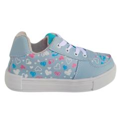 Tênis Feminino Infantil Menina Aniversário Macio Escolar Presente Jogging Shoes Kids Coração-Feminino