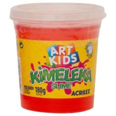 Slime Kimeleka 180g Art Kids Acrilex, Vermelho