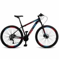 Bicicleta Aro 29 Cripto 24 Marchas Shimano e Freios a Disco, 19", Pret
