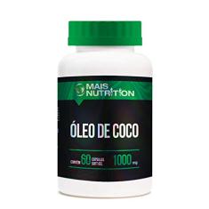 Oleo de Coco 1000 mg 60 capsulas softgel Mais Nutrition