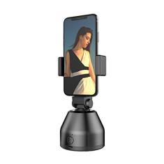 TYESHA Suporte de telefone celular com rastreamento de rosto inteligente, Gimbal AI, fotógrafo de robô pessoal, bastão de selfie giratório de 360°, suporte de tiro em pé