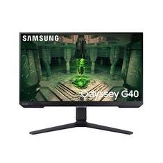 Monitor Gamer Samsung Odyssey G4 25", 240Hz, Full HD, 1ms, IPS, DisplayPort e HDMI, 99% sRGB, HDR, FreeSync Premium  - LS25BG400ELXZD