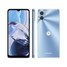 Smartphone Motorola Moto E22 128Gb Azul 4G 4Gb Ram 6,5" Câm. Dupla + S