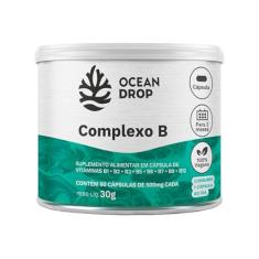 Complexo B 8 Vitaminas B12 B9 B6 Biotina B6 B5 B3 Ocean Drop