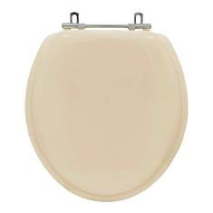 Assento Sanitario Almofadado Fiori Marfim (bege) para Vaso Fiori