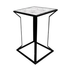 Mesa Lateral Alta Puebla decoração Sala Quarto escritório - Loja da Is