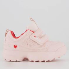 Tênis Fila Disruptor Infantil Rosa-Unissex
