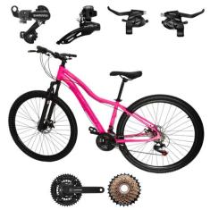 Bicicleta Aro 29 Absolute Hera 24 Velocidades MTB Alumínio Cubo K7 Kit