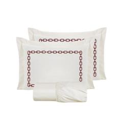 Jogo de Lençol Queen Size 3 Peças Percal 180 Fios Luck - Casaborda Enx