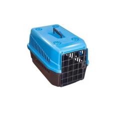 Caixa De Transporte n3 Para Cães E Gatos Grande Azul - Durapets