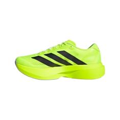 adidas Tênis masculino Adizero Evo Sl M, Limão lúcido/preto/prata fosco, 6.5 Wide