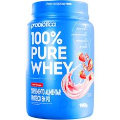 Probiótica 100% Pure Whey (900G) - Morango