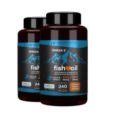 2x omega 3 fish oil meg 3 240 cps hf suplementos - HF SUPLEMENTS