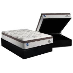 Cama Box Baú Casal: Colchão Molas Ensacadas Plumatex MasterPocket Pers