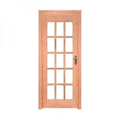 Kit Porta de Madeira PE15 Esel 213cmx74,5cmx12cm Natural