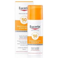 Protetor Solar Facial Eucerin - Sun Fluido Anti-Idade Fps 50 - 50ml
