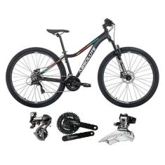 Bicicleta Aro 29 Feminina Absolute Mia 3 Shimano Altus 24v K7 Freio Hidráulico Trava Cabos Internos-Feminino