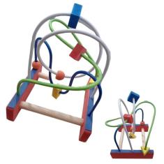 Brinquedo educativo madeira aramado tamanho m montanha russa