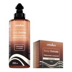 Kit Sabonete Cúrcuma + Hidratante Corp Body Outside Linhahum