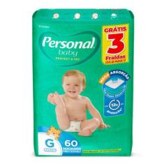 FRALDA PERSONAL BABY PROTECT HIPER G 60 unidades
