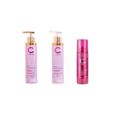 Kit Shampoo Condicionador Regenerar Spray Loira Amavia Hair