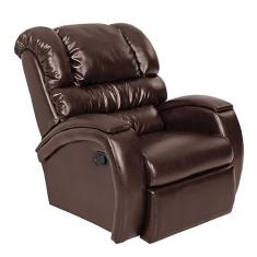 Poltrona do Papai Reclinável Imperial Império Estofados Marrom