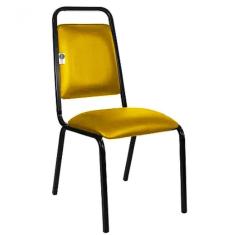 Cadeira Empilhável Para Hotelaria Linha Hotel Fremont Amarelo