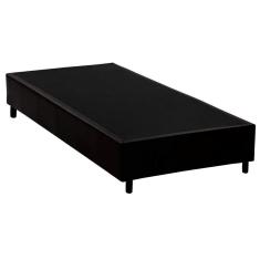 Cama Box Base Solteiro Universal Courano Black (78x188x20) - Costa Rica
