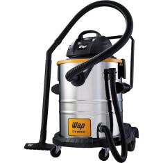 Aspirador de Pó e Água WAP GTW Inox 50 Profissional 1600W 50L com Filtro Hepa e Função Soprador 110V