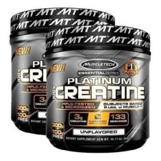 Platinum 100% Creatina Micronized (400g) Muscletech-Unissex