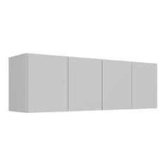 Armário De Cozinha Aéreo 4 Portas Multimóveis Mp2156 Branco Branco