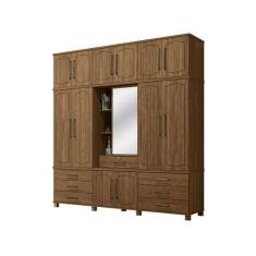Guarda Roupa Casal Londres Capelinha 13.7 13 Portas 7 Gavetas com Espe