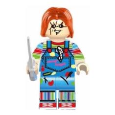 Boneco Blocos De Montar Chucky Brinquedo Assassino