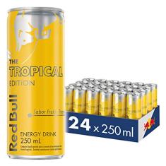 Energético Red Bull Energy Drink, Tropical, 250ml (24 latas)