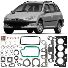 Jogo Junta Motor Peugeot 206 1.4 2004 A 2009 Completo Sabó