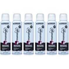 Desodorante Aerossol Antitranspirante Feminino - Monange Invisível 150
