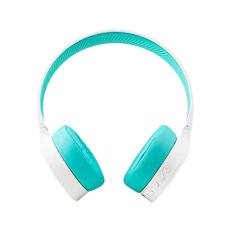 Headphone Bluetooth 5.0 Recarregável Bateira 20h Head Beats branco e verde Pulse