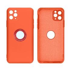 Capa Silicone Furo Acrílico Compatível com iPhone 11 Pro Max - GCM Cas