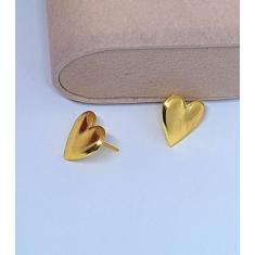 Par de Brincos Feminino Adulto e Infantil Folheado Ouro Dourado Brinco