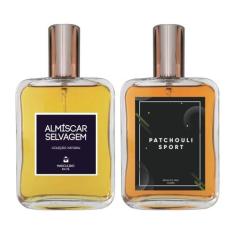Kit Perfume - Almíscar Selvagem + Patchouli Sport 100Ml - Essência Do 