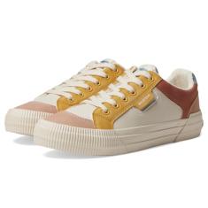 Rocket Dog Tênis feminino confortável de espuma de pelúcia Cheery, Combo Block Tan, 36