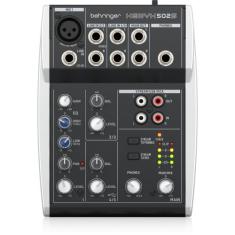 Mesa de Som 5 Entradas Streaming USB XENYX 502S - Behringer