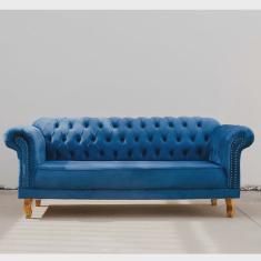 Sofá Chesterfield Clássico 3 Lugares